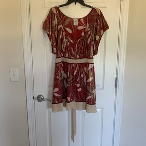 ❤️ Red & Gold Blouse